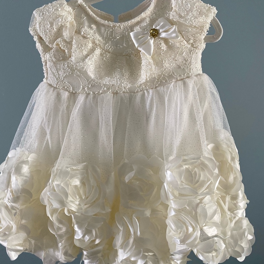 Nanette Baby Dress with flower bottom